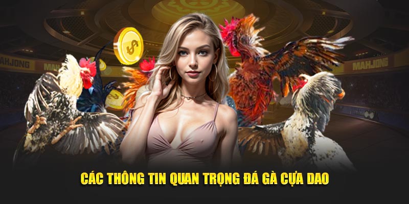 Các thông tin quan trọng đá gà cựa dao