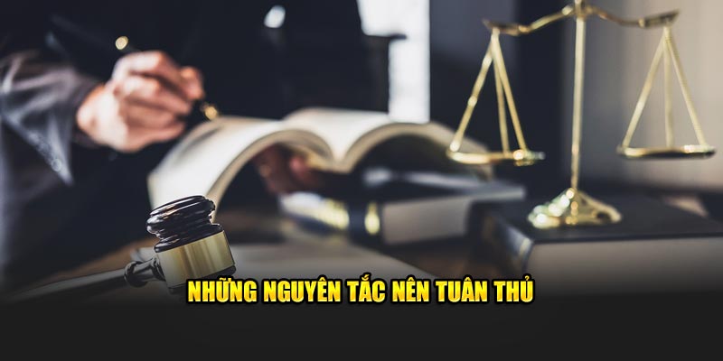 Những nguyên tắc nên tuân thủ 