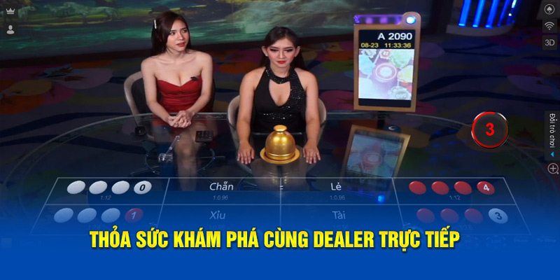 Thỏa sức khám phá cùng dealer trực tiếp 88CLB